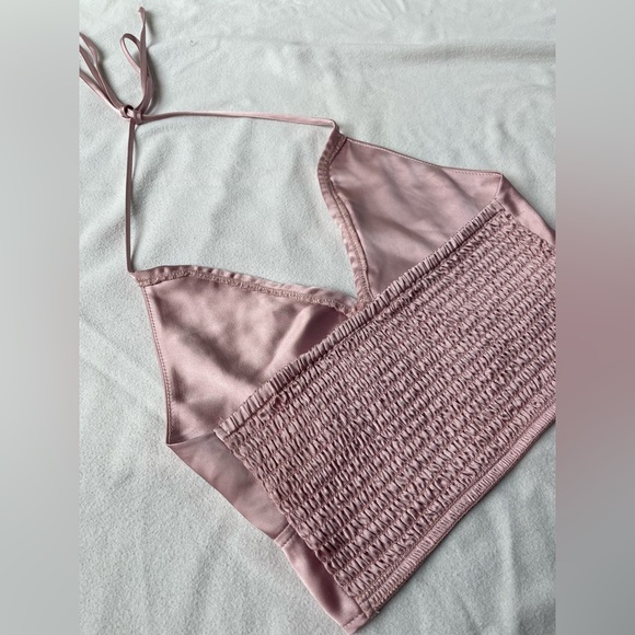 GARAGE RUCHED BACK HALTER TOP - Picture 4 of 4